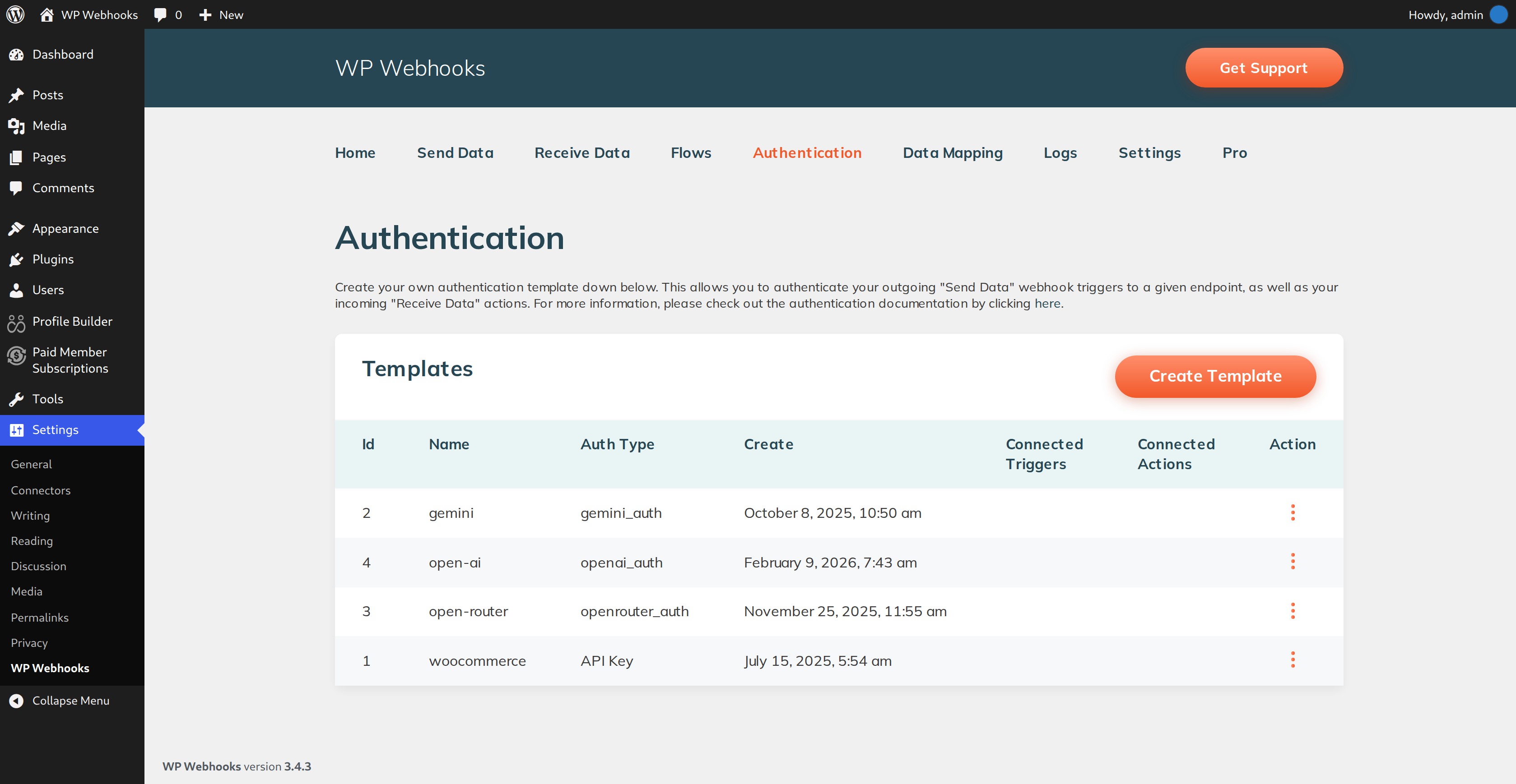 Add authentication to every trigger and action for workflow automations.