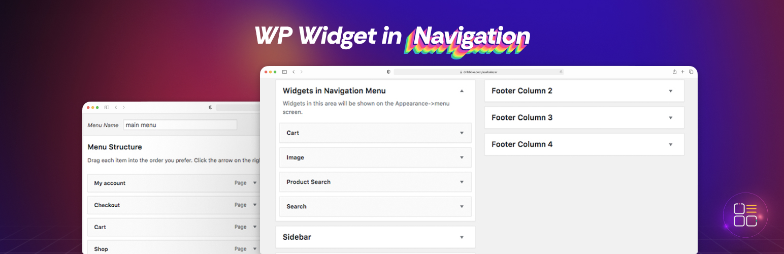 WP Widget in Navigation