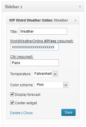 WP World Weather Online