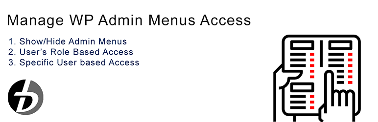 Manage WordPress Admin Menus Access
