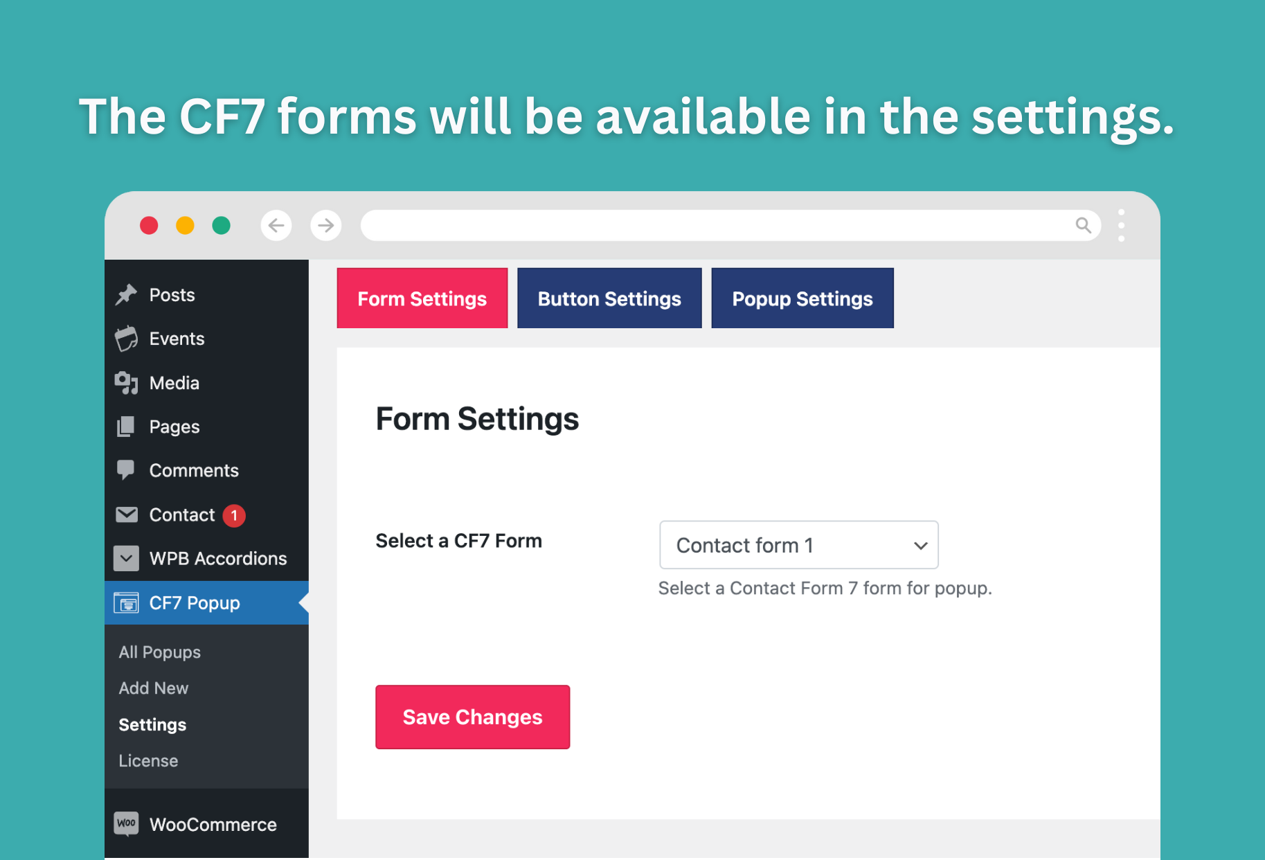 WPB Popup for Contact Form 7 – Showing The Contact Form 7 Popup on Button Click – CF7 Popup