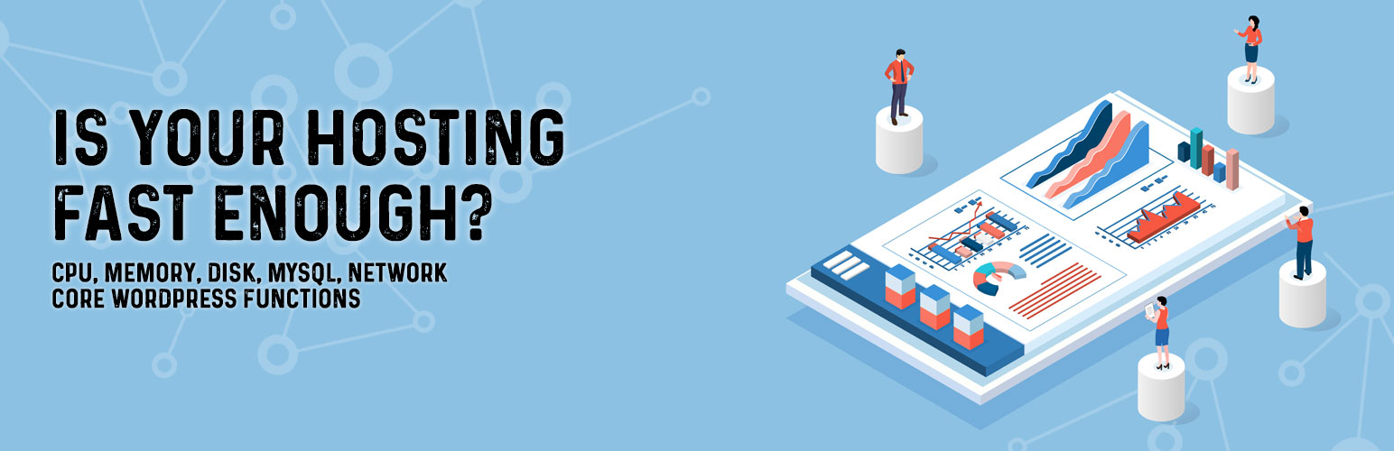 WordPress 外掛 WordPress Hosting Benchmark tool 的封面圖片。