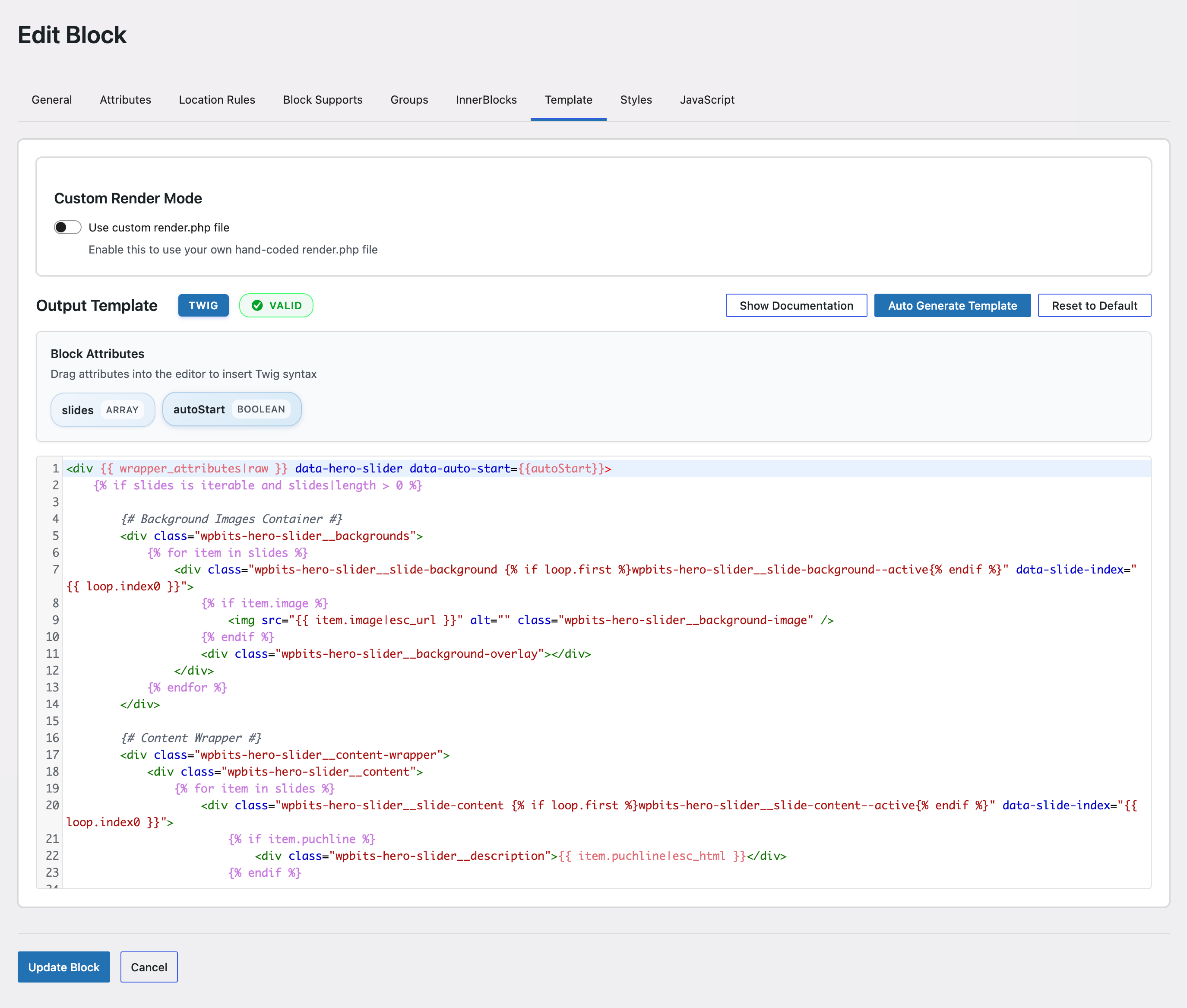 Settings Page – Configure defaults, role management, and sync options