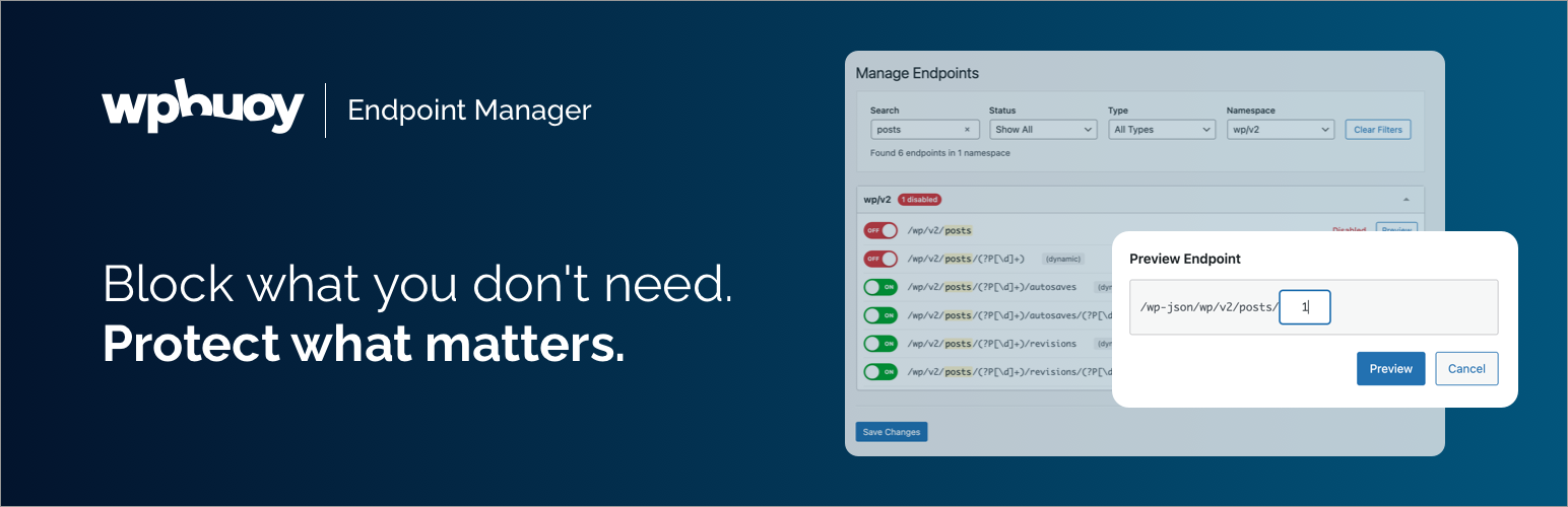 WordPress 外掛 WPBuoy Endpoint Manager 的封面圖片
