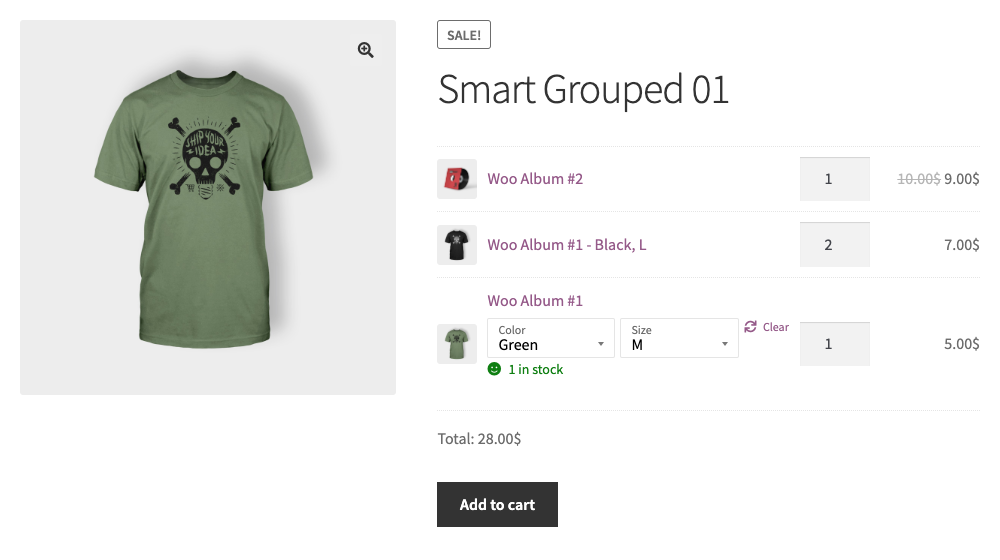 WPC Grouped Product for WooCommerce