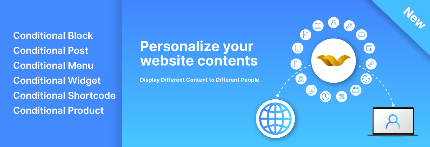 WPCondify – Personalize your website contents