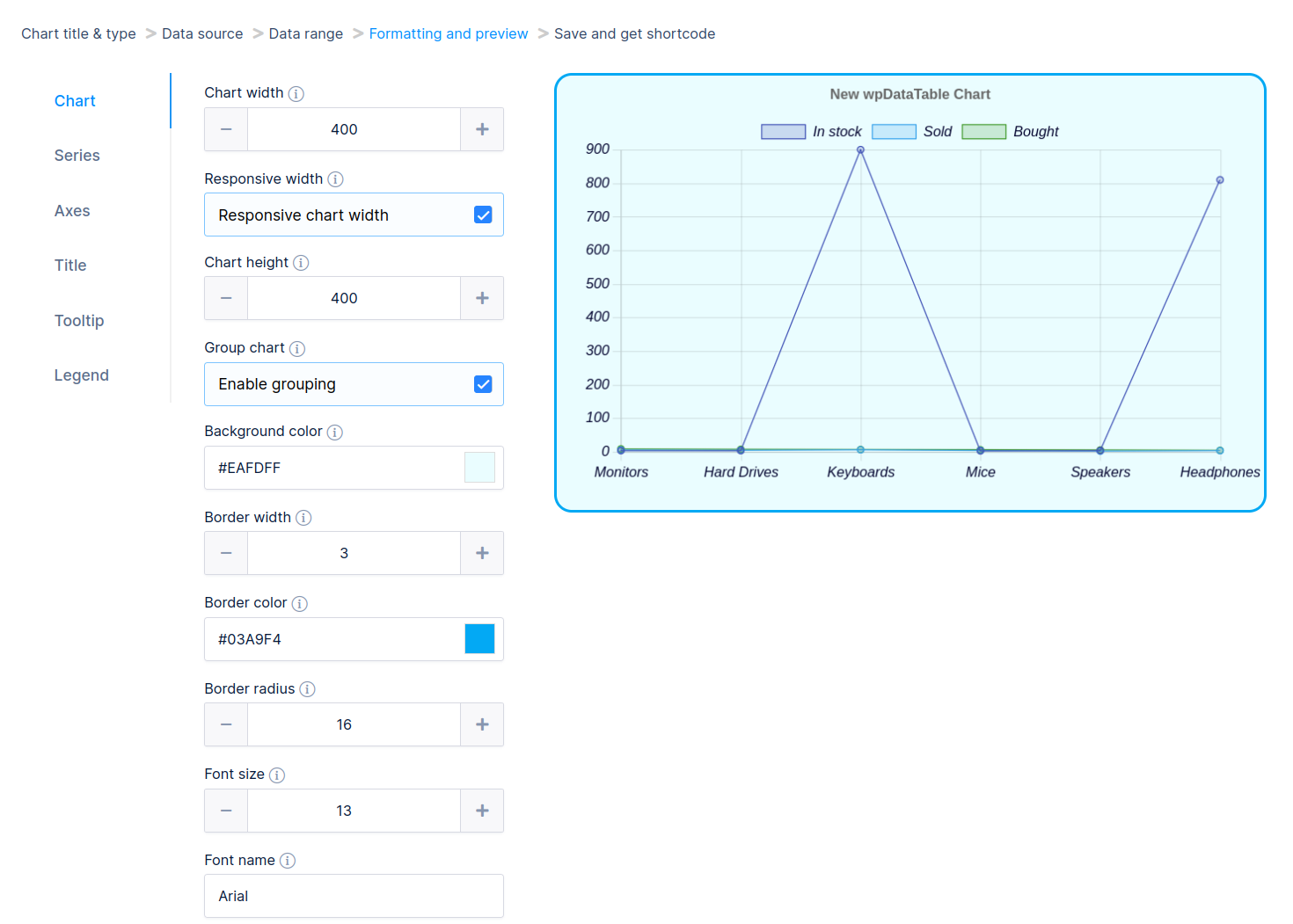 wpDataTables – WordPress Data Table, Dynamic Tables & Table Charts Plugin