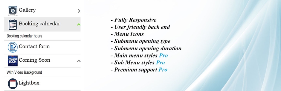 Responsive Vertical Icon Menu