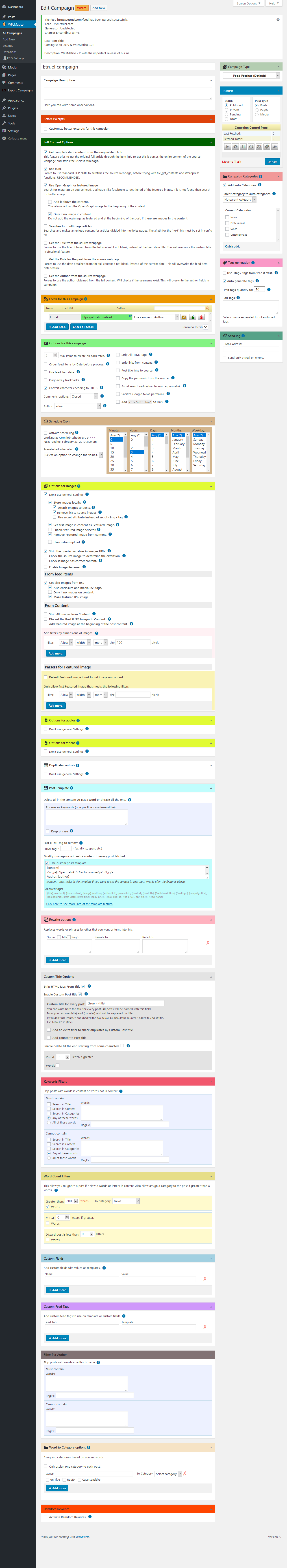 Campaign Editor with full configuration options.