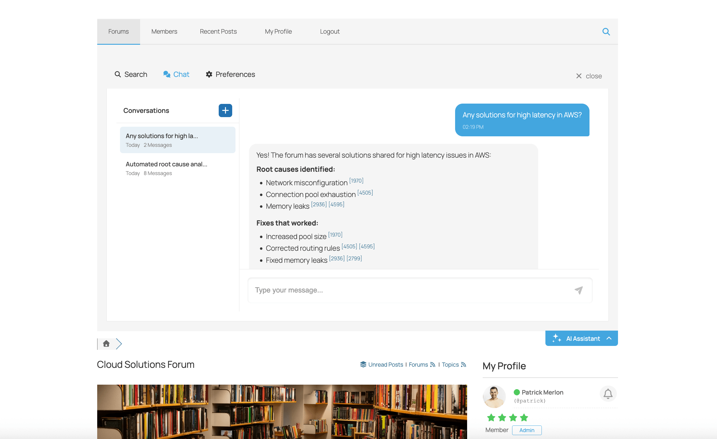wpForo AI Assistant - Chat Bot Widget