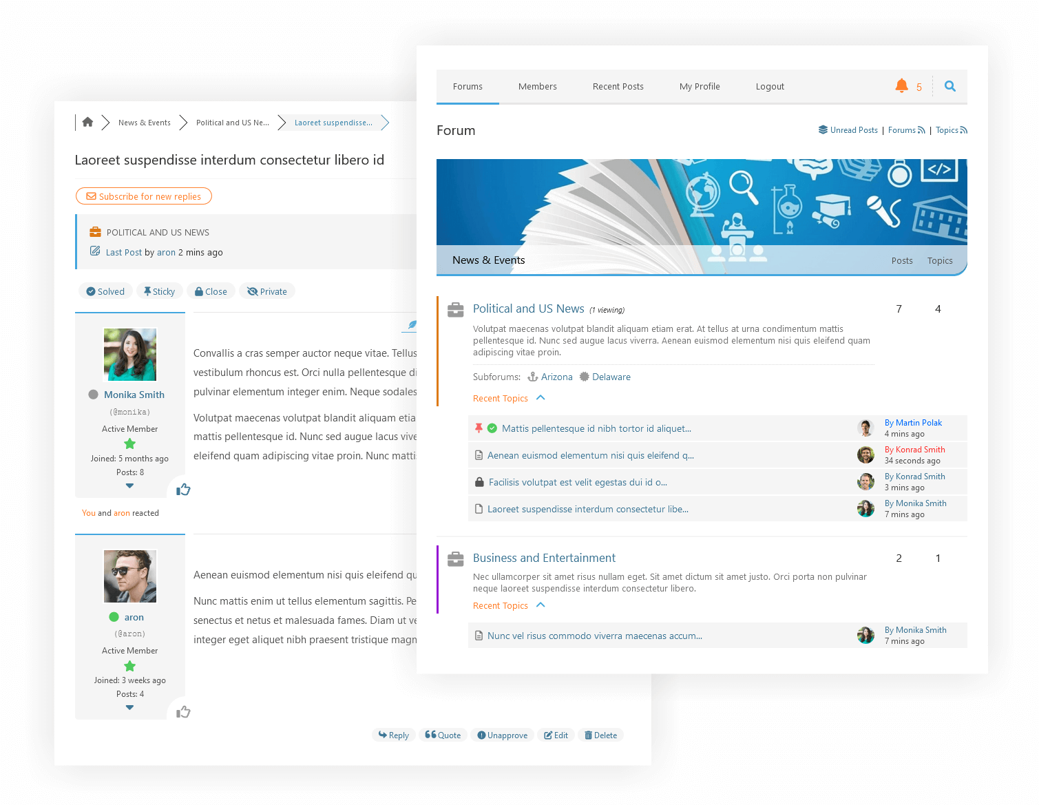 Extended Forum Layout (Thread and Forums)