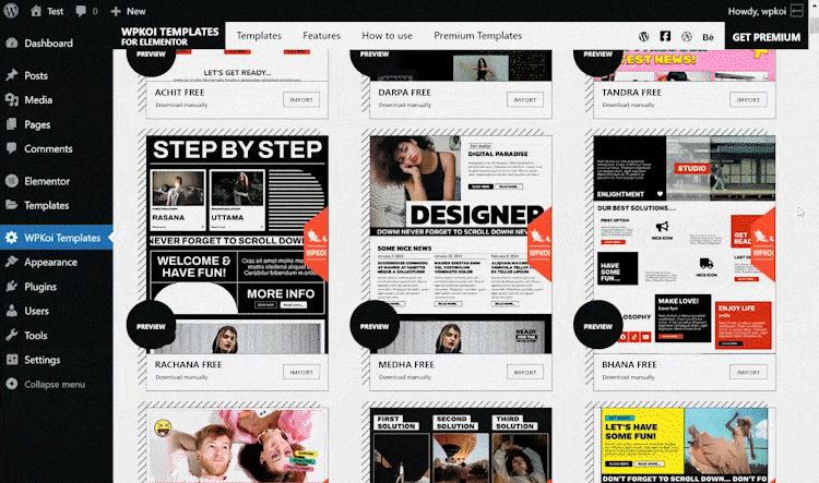 Browse the WPKoi Templates
