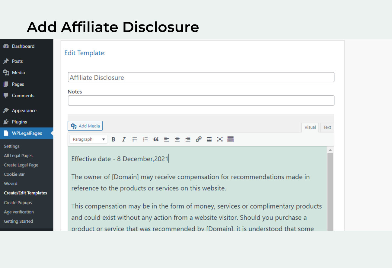 Affiliate Disclosure