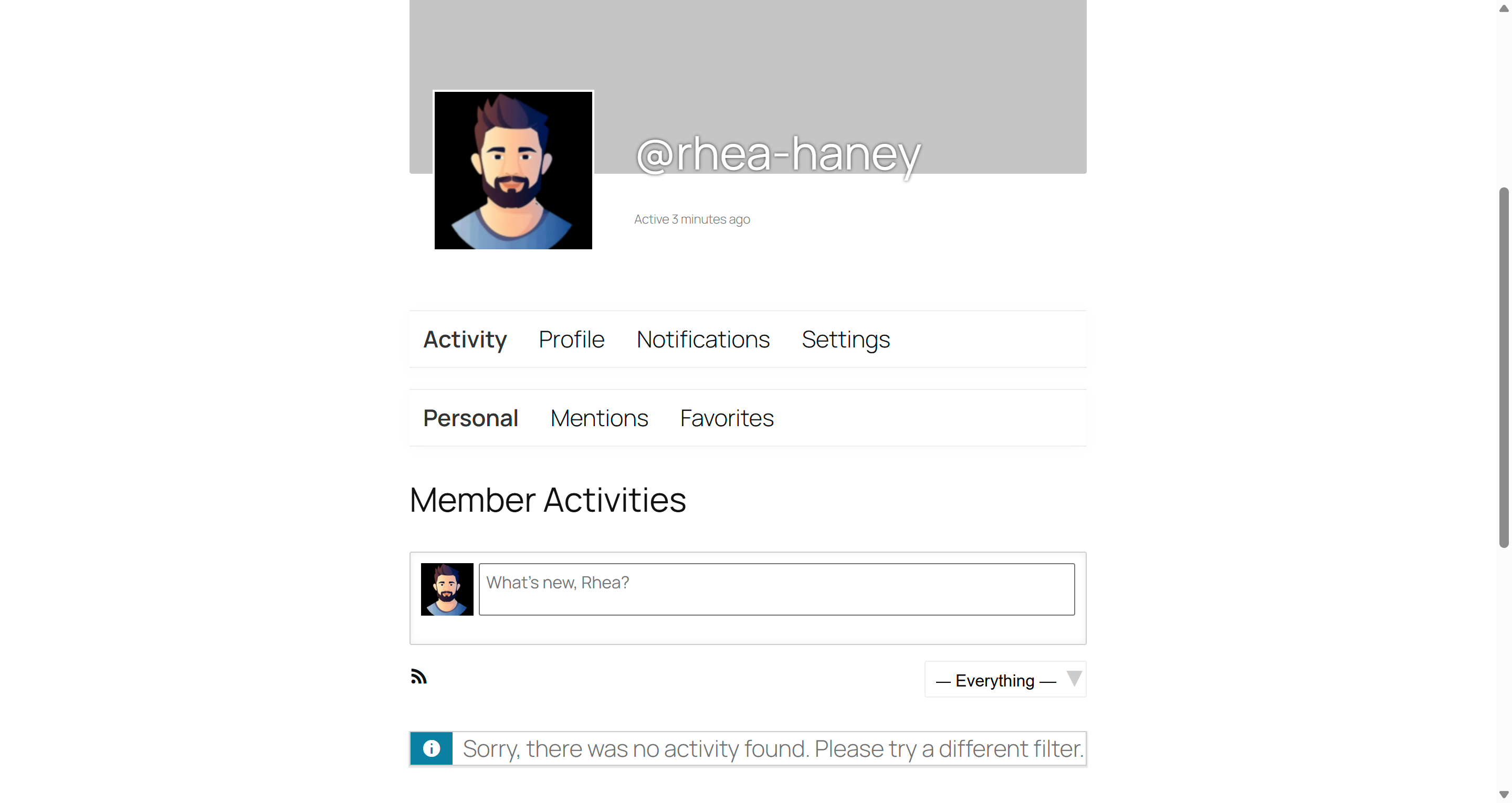 Avatars displayed across BuddyPress member profile pages and the member directory.