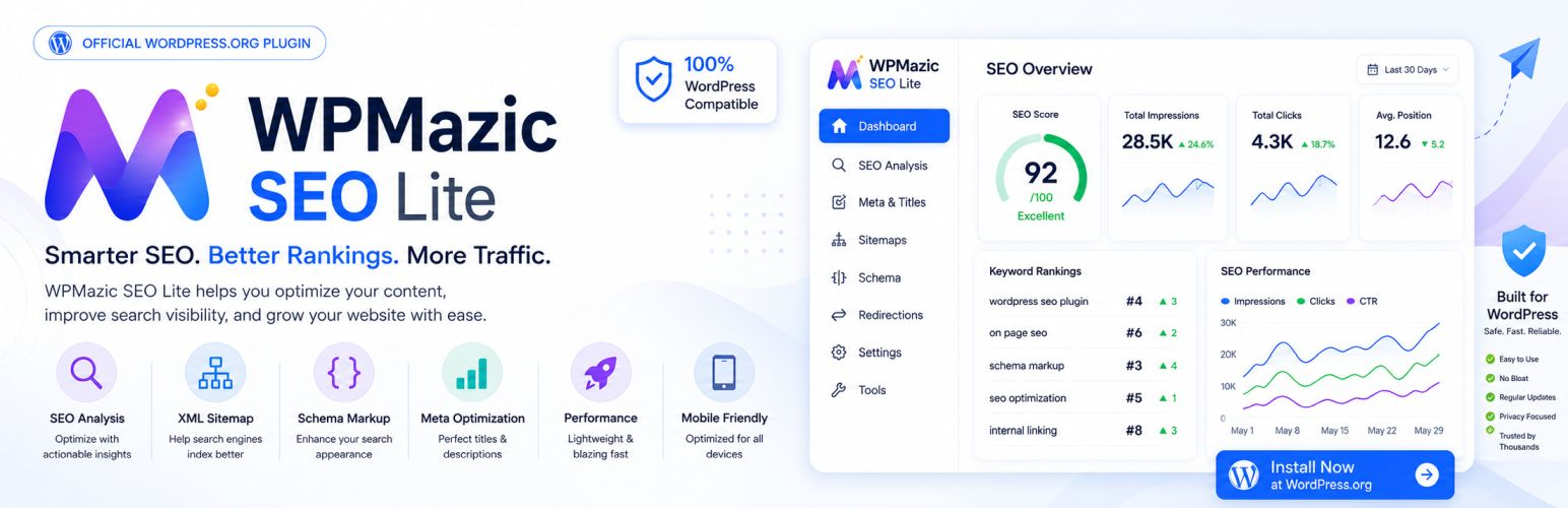 WPMazic SEO Lite