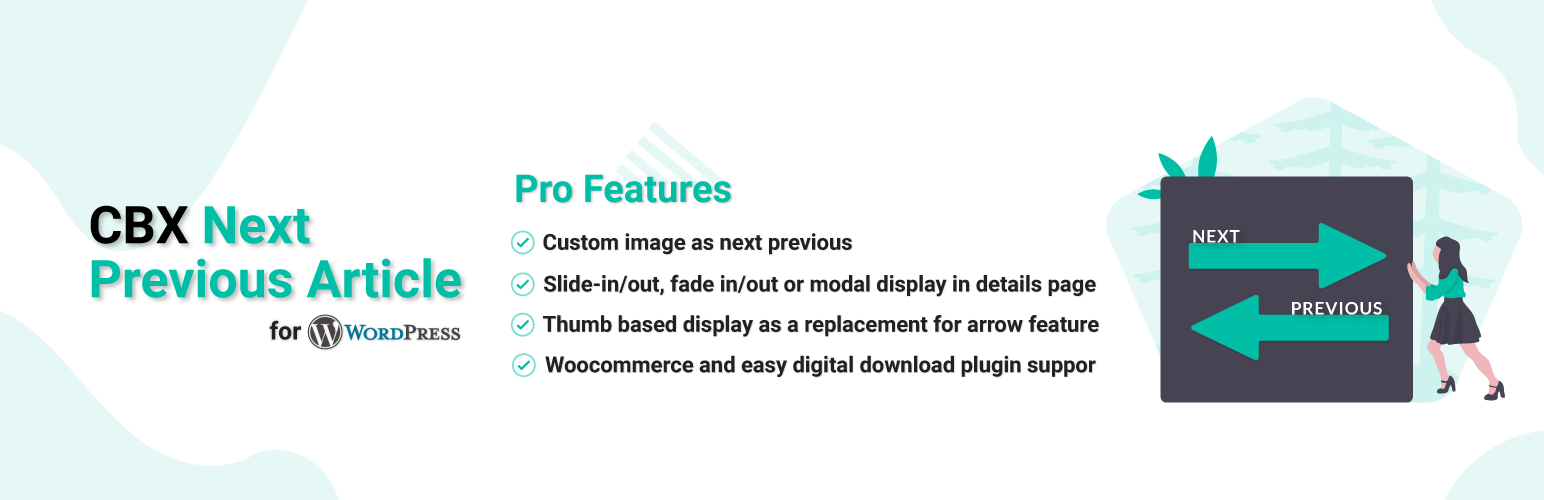 WordPress 外掛 CBX Next Previous Article 的封面圖片。