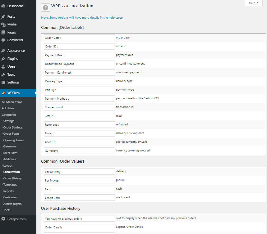 Admin - Localization (excerpt)