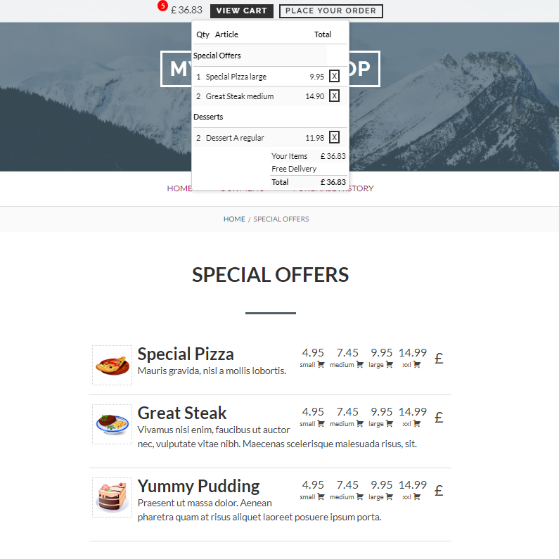 Wppizza A Restaurant Plugin Wordpress Plugin Wordpress Org Deutsch