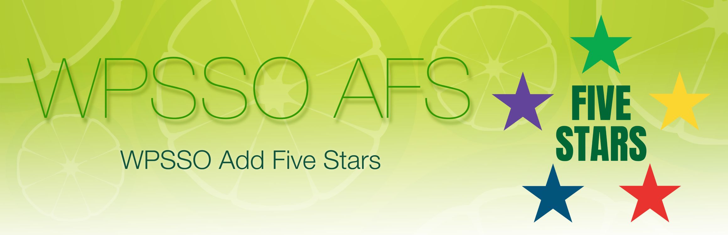 WordPress 外掛 WPSSO Add Five Stars for Google Rich Snippets 的封面圖片。