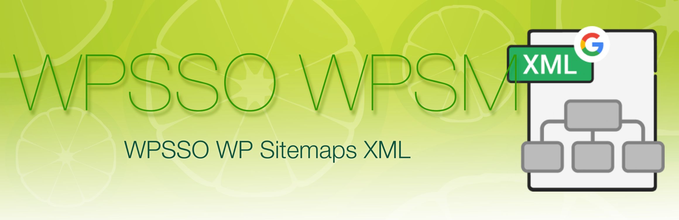 WordPress 外掛 WPSSO WP Sitemaps XML with News, Image, and Video Sitemaps 的封面圖片。