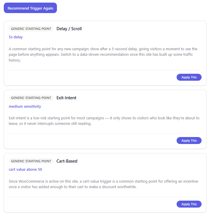 AI Trigger Rule Recommender