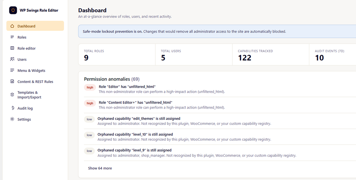 Template library and snapshot management