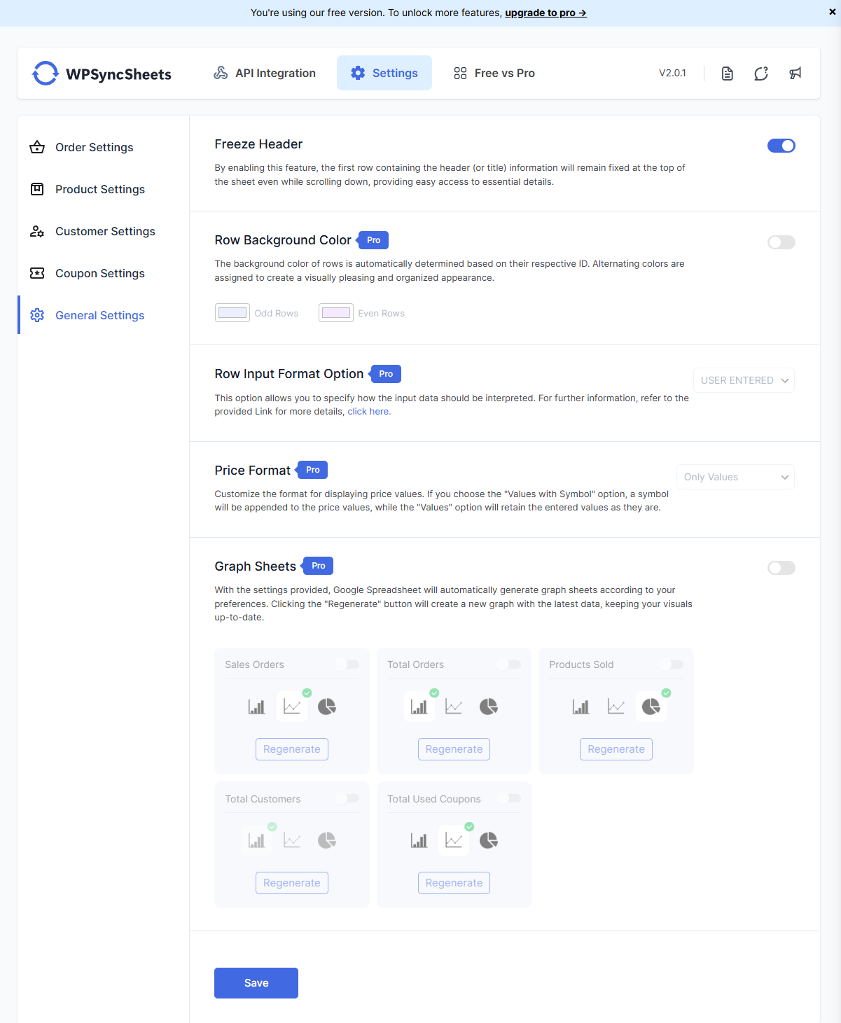 General Settings