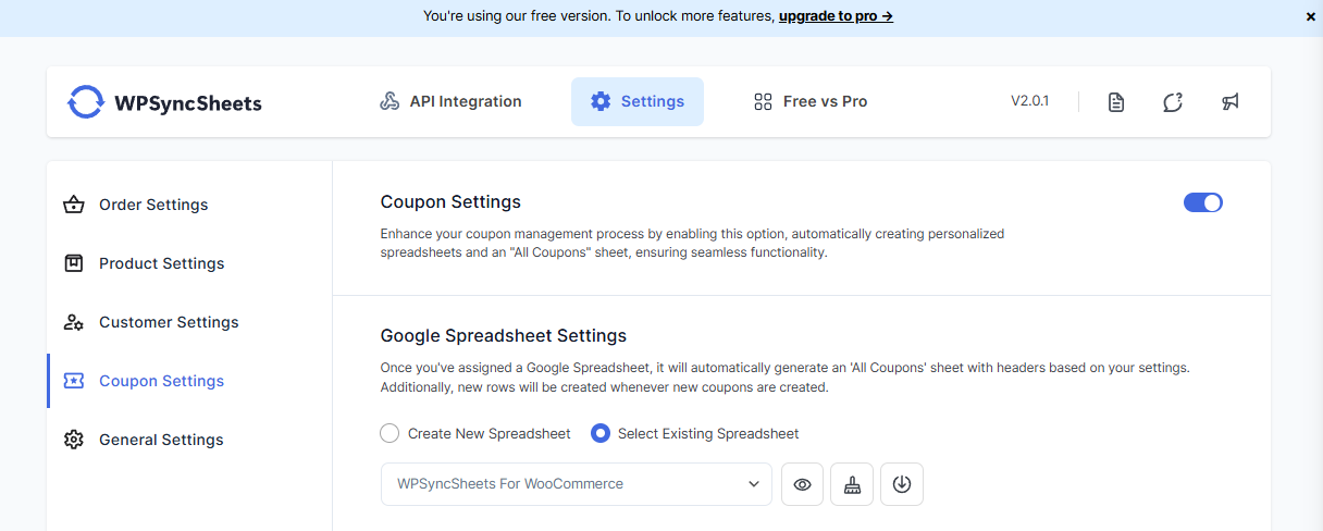 WooCommerce Coupon Enable Settings