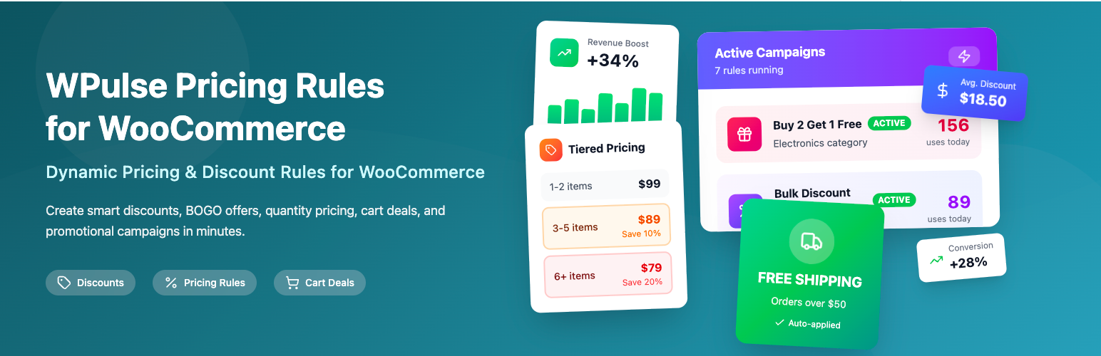 Dynamic Pricing & Discount Rules for WooCommerce
