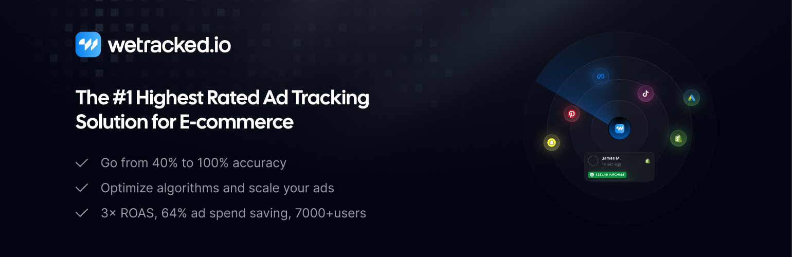 wetracked.io for WooCommerce