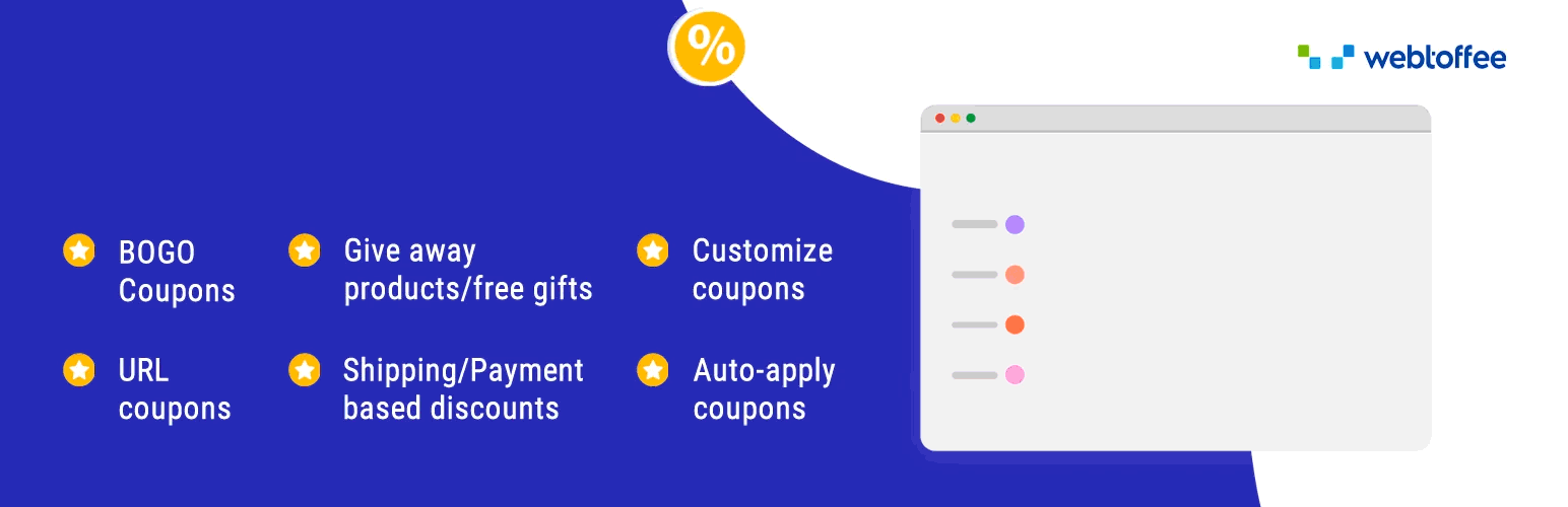 Smart Coupons For WooCommerce — Create WooCommerce Coupons, BOGO Coupons, Discount Rules, URL Coupons