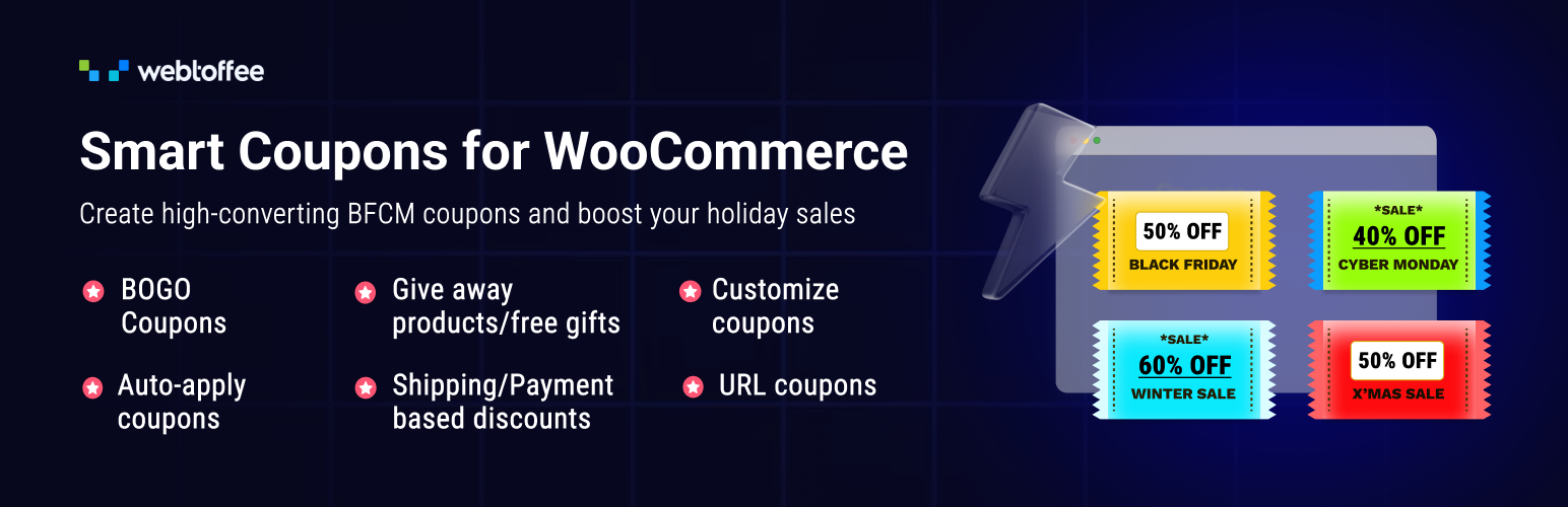 Smart Coupons For WooCommerce Coupons