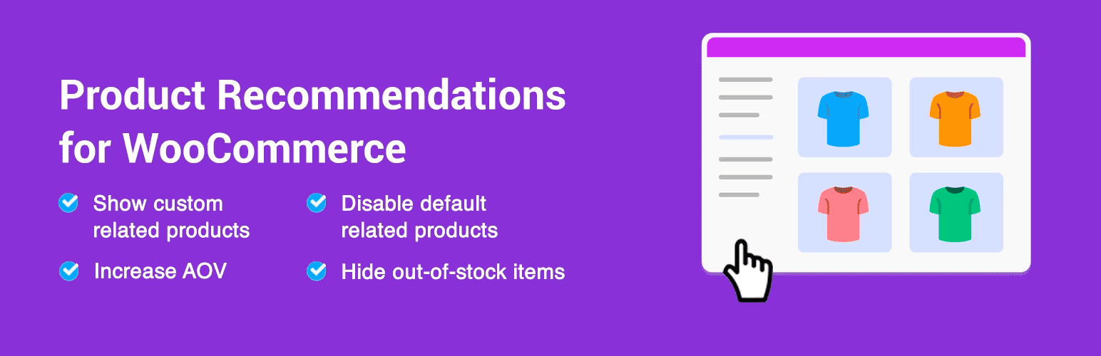 WordPress 外掛 Related Products – Create Upsells, Cross-sells, and Product Recommendations for WooCommerce 的封面圖片。