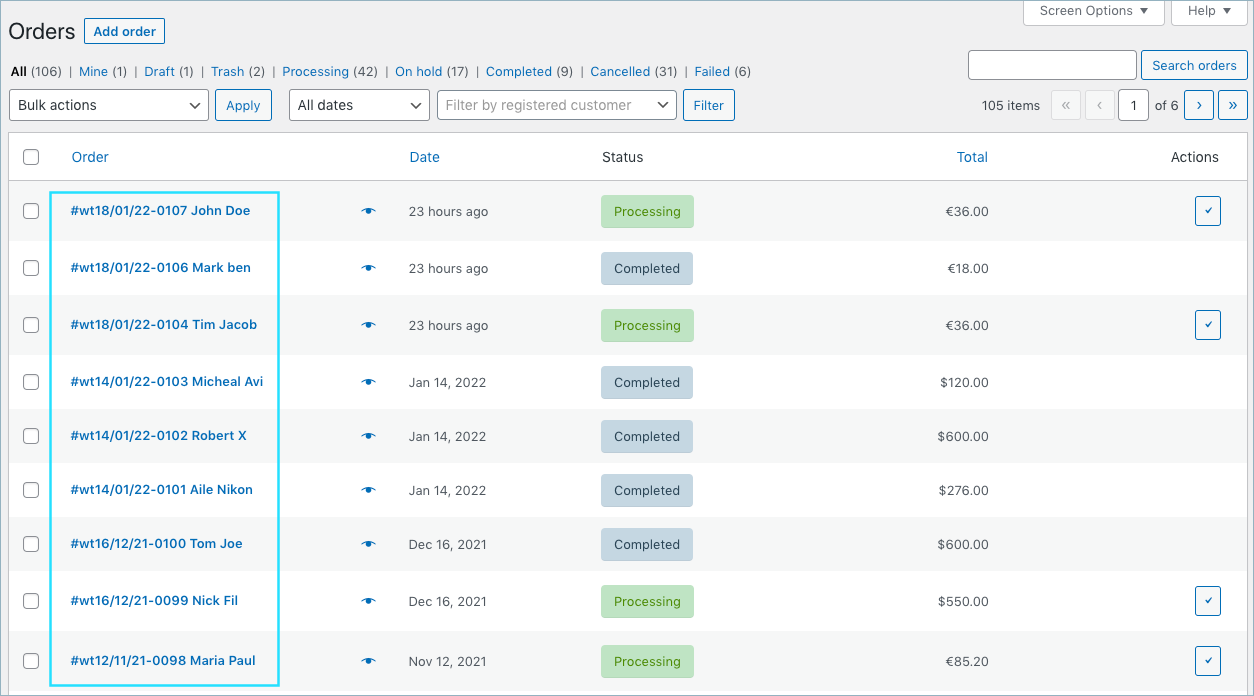 Sequential Order Number for WooCommerce