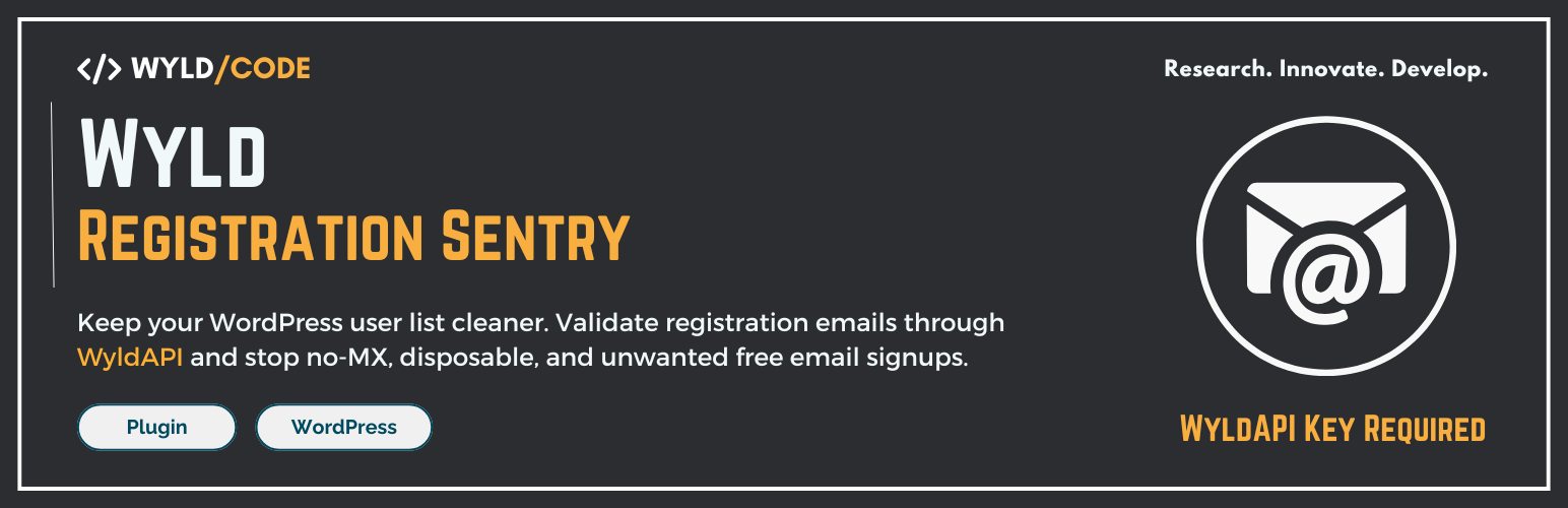 Wyld Registration Sentry