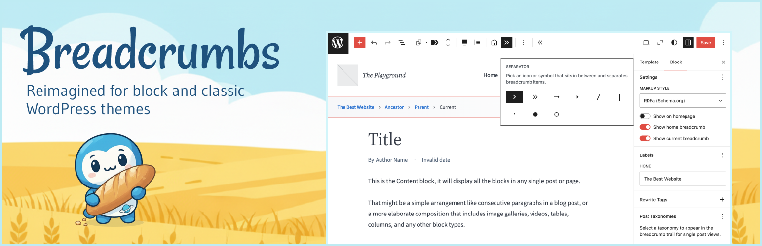 Breadcrumbs Block – Navigation Trail