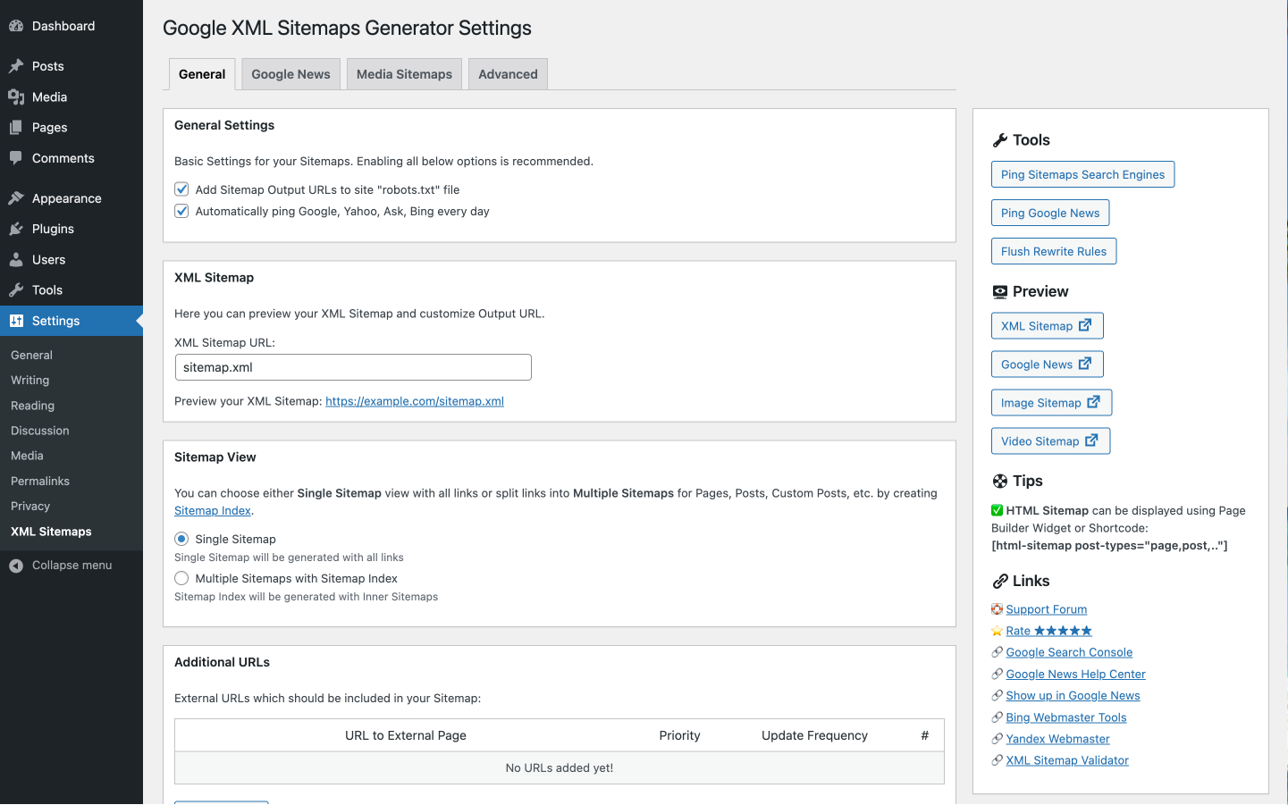 Dynamic XML Sitemaps Generator for Google