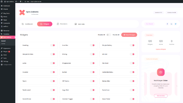 Widgets