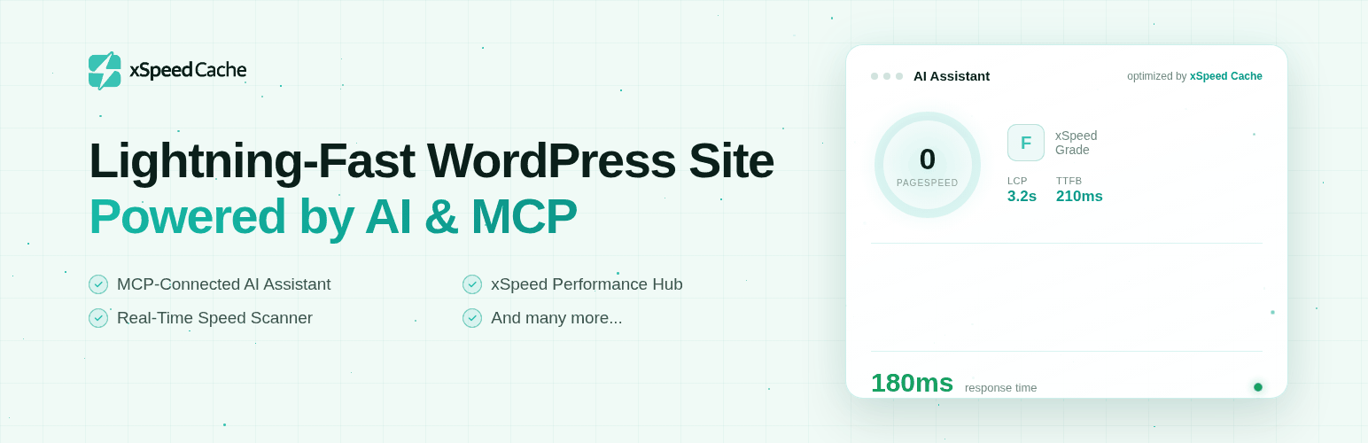 xSpeed Cache: AI-Powered Performance Hub with MCP, Caching & CDN