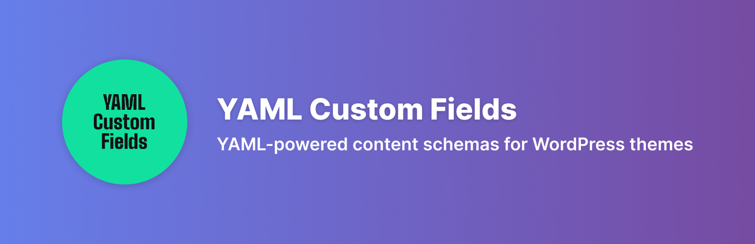WordPress 外掛 YAML Custom Fields 的封面圖片