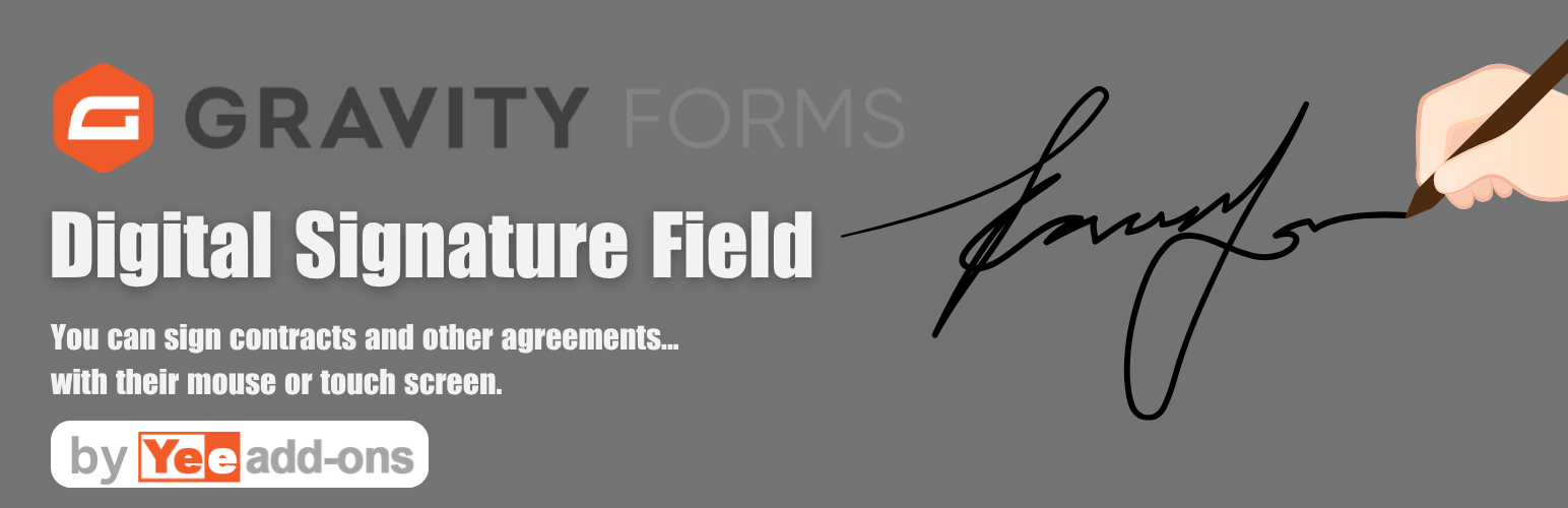 WordPress 外掛 Yeekit – Signature Field for Gravity Forms 的封面圖片