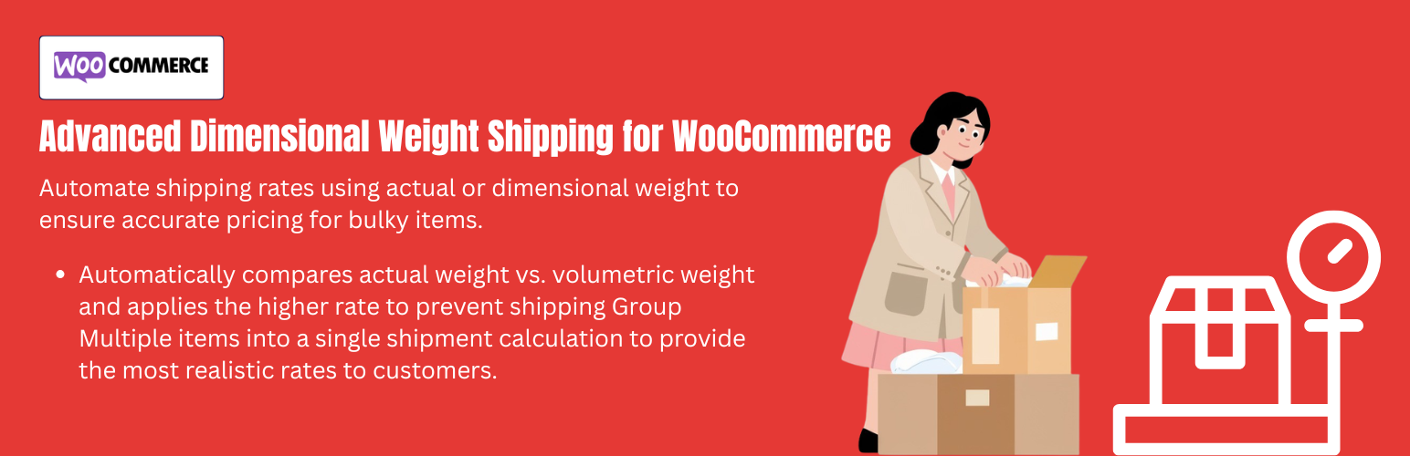 YeeShipping – Weight & Dimensional Weight Rates for WooCommerce
