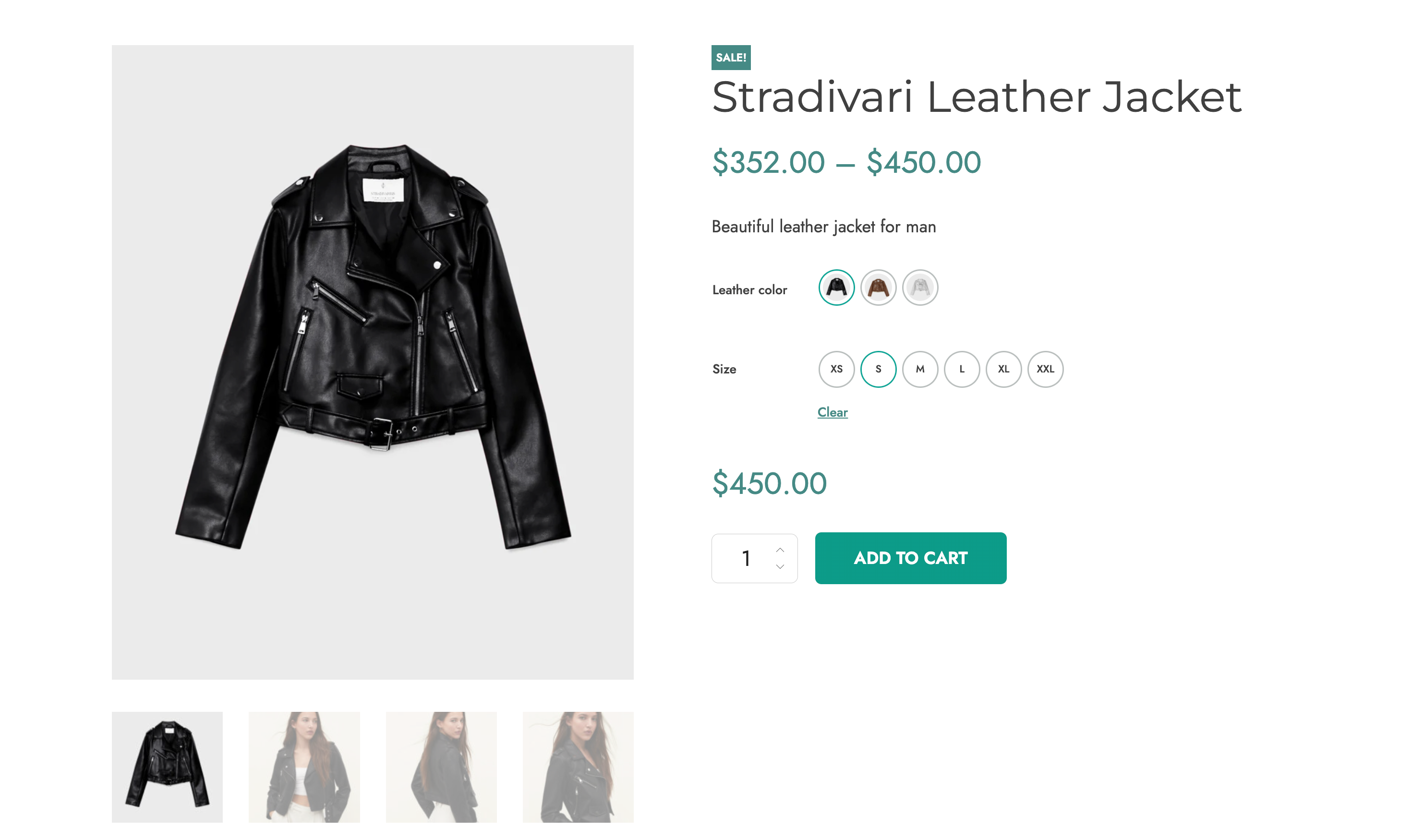 Image and label options on product page