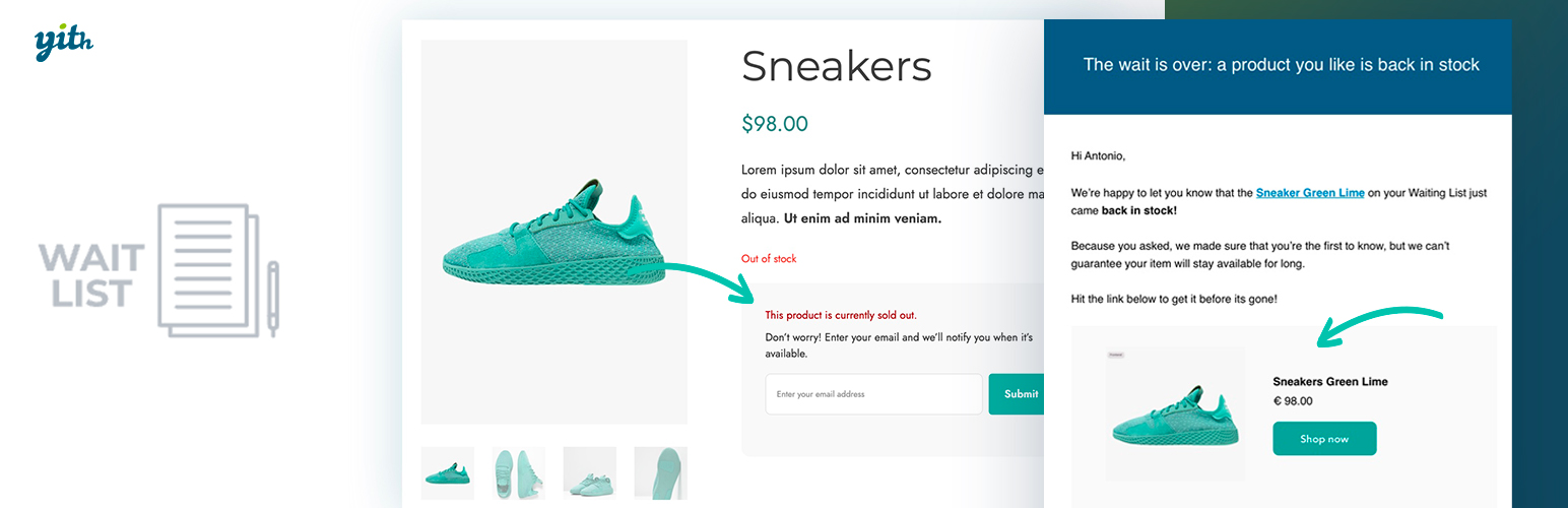 YITH WooCommerce Waitlist