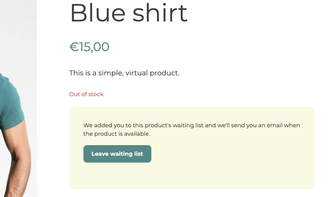 YITH WooCommerce Waitlist