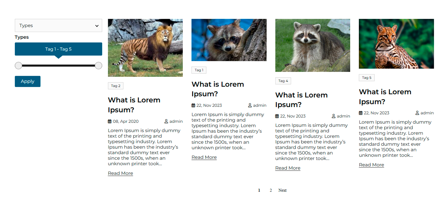 Filter &amp; Grids - Screenshot 5