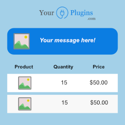 Conditional Cart Messages for WooCommerce – YourPlugins.com logo