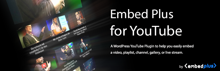 YouTube的Embed Plus –图库，频道，播放列表，实时流