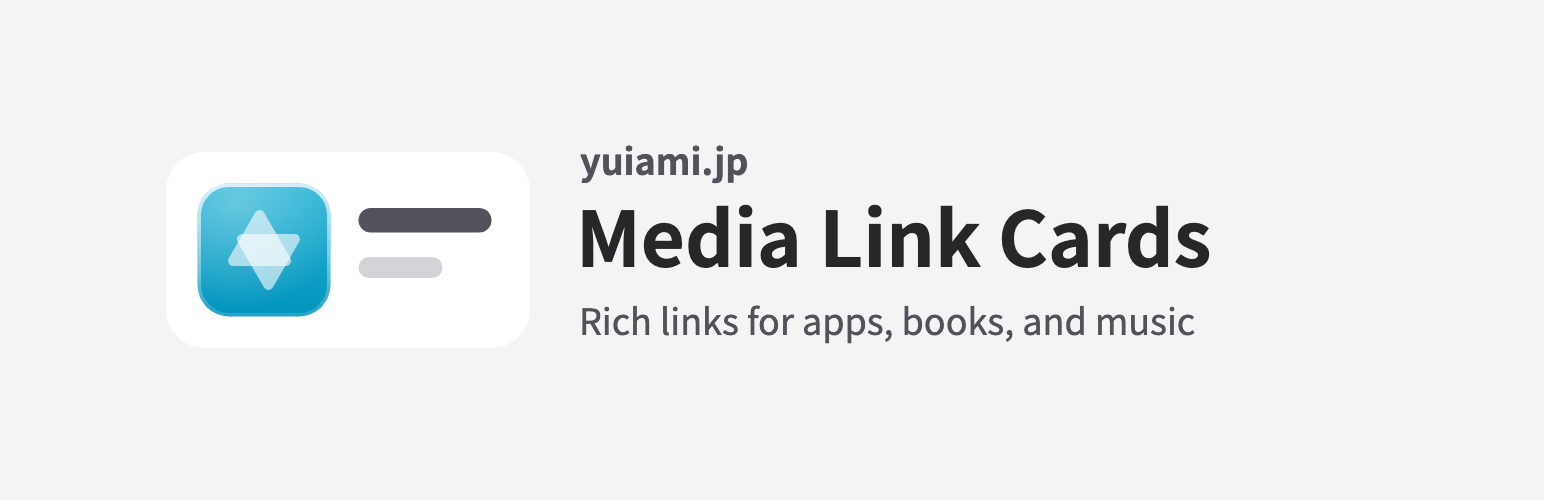 yuiami.jp Media Link Cards preview