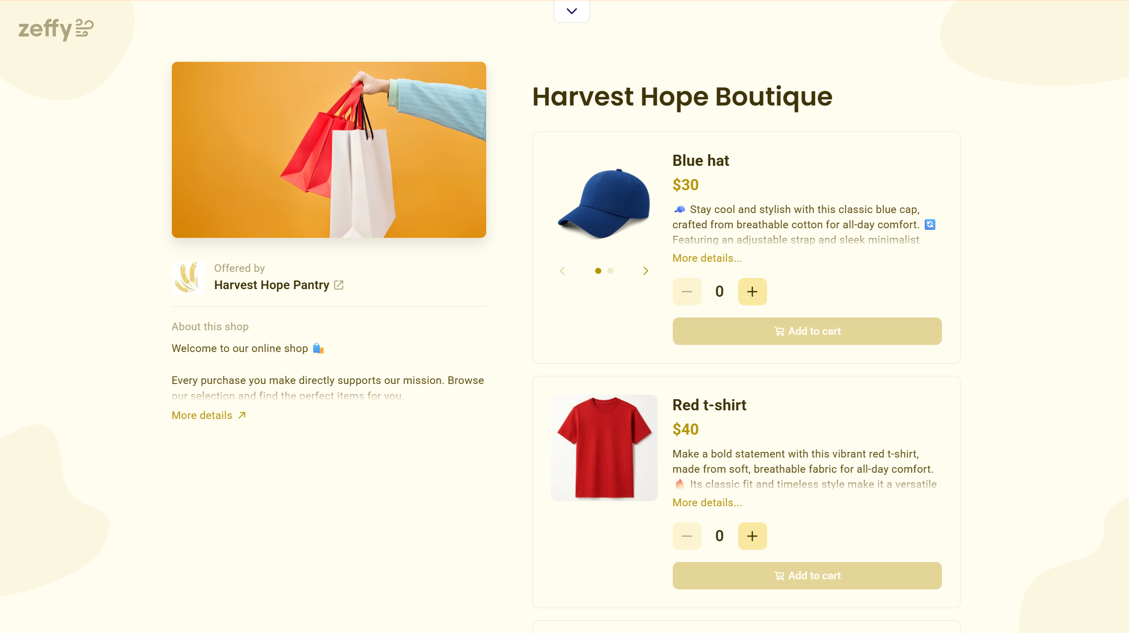 Zeffy Donate Button